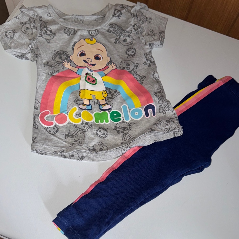 CoComelon Kids Matching Set - Gray and Blue